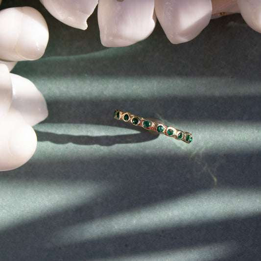 KM Emerald Bubble Band