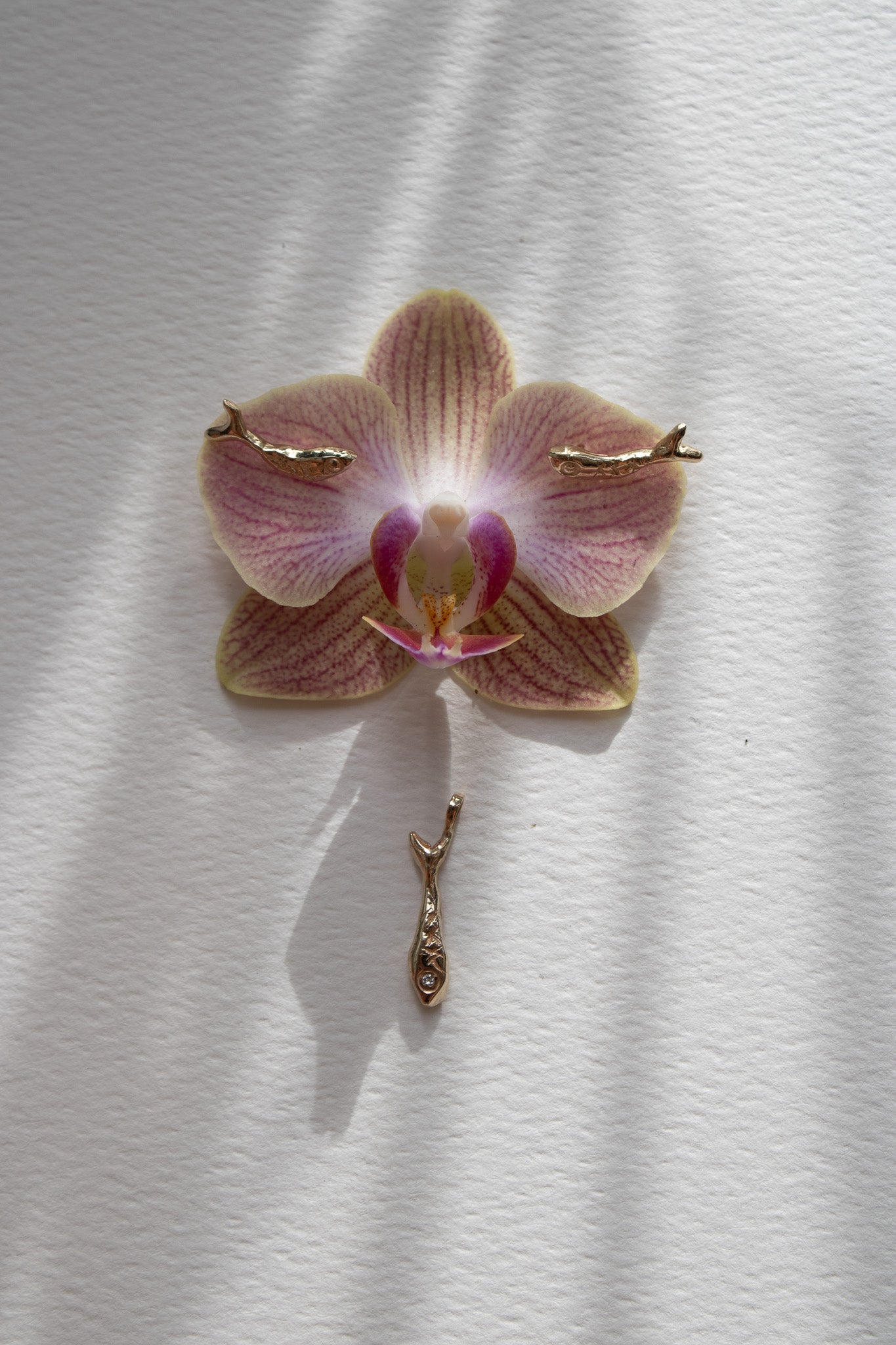 KM Diamond Fish Necklace/Pendant