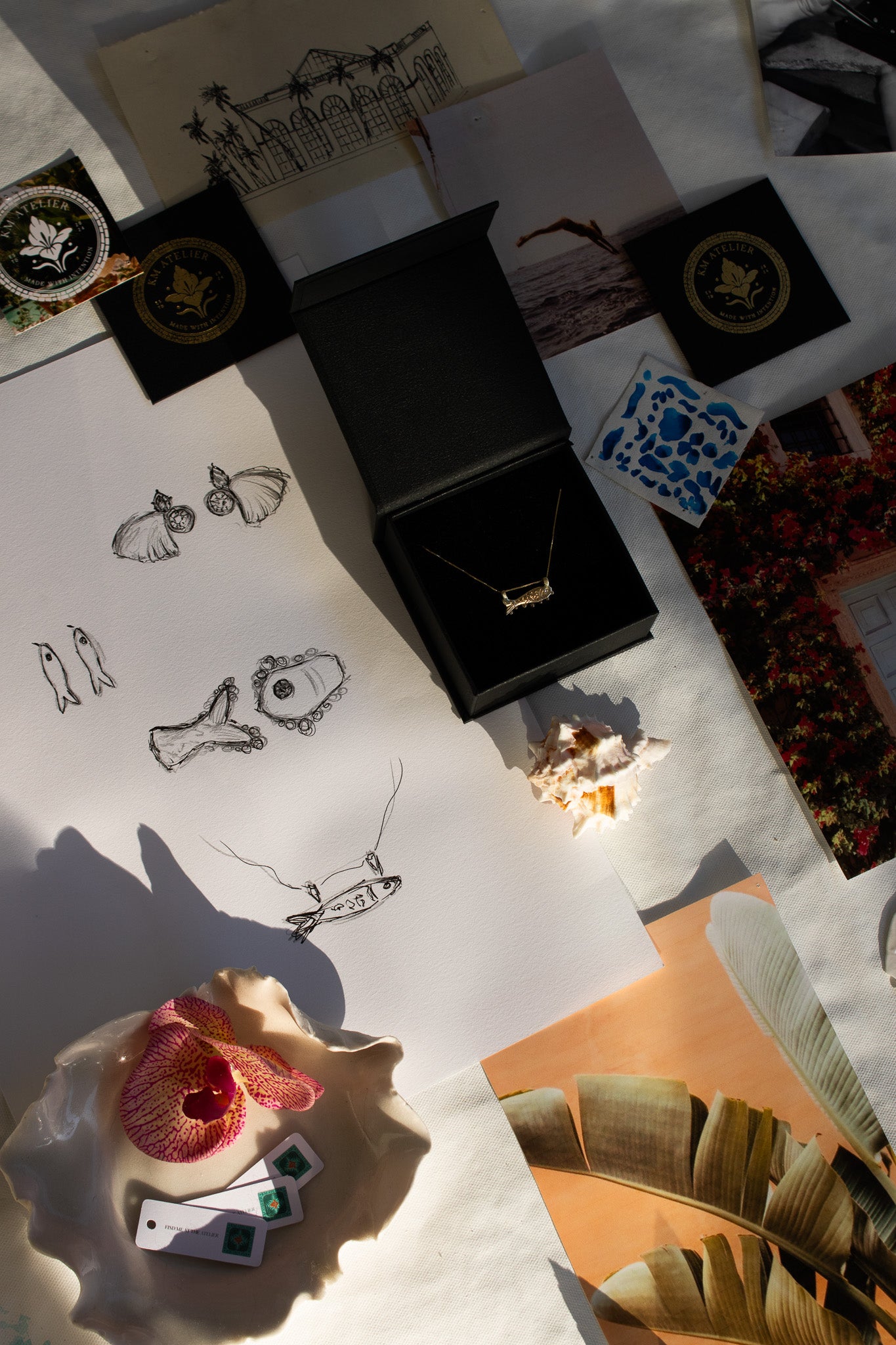 KM Bubble Fish Necklace