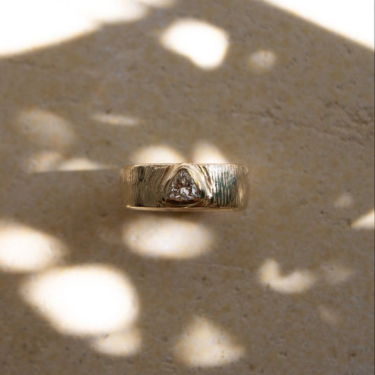 KM Trillion Cut Diamond Cigar Band