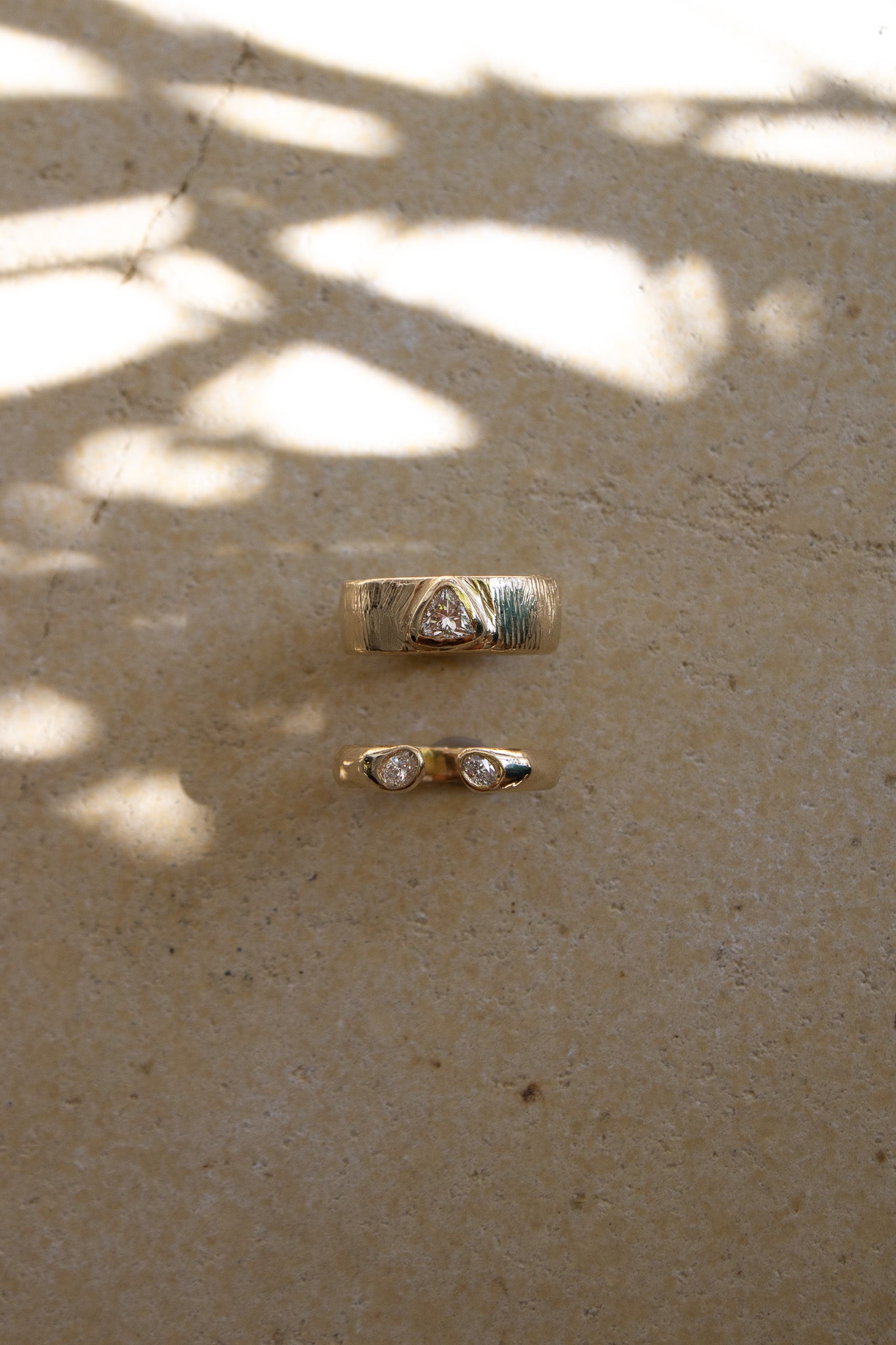 KM Open Oval Diamond Band