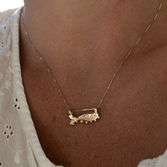 KM Bubble Fish Necklace