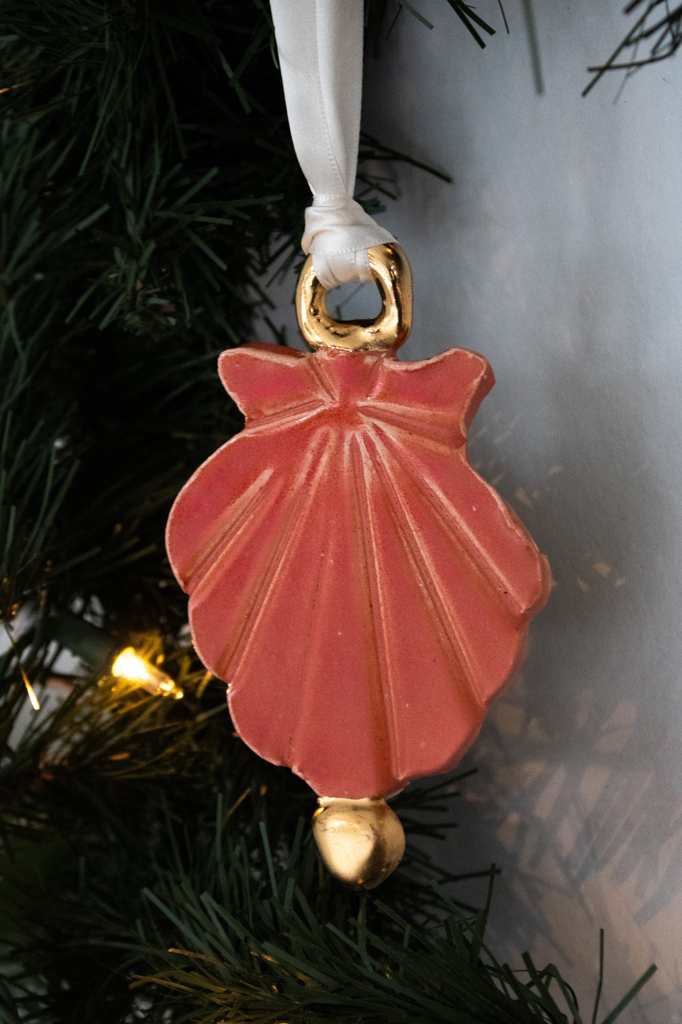 KM Ceramic Ornament, Fire Coral